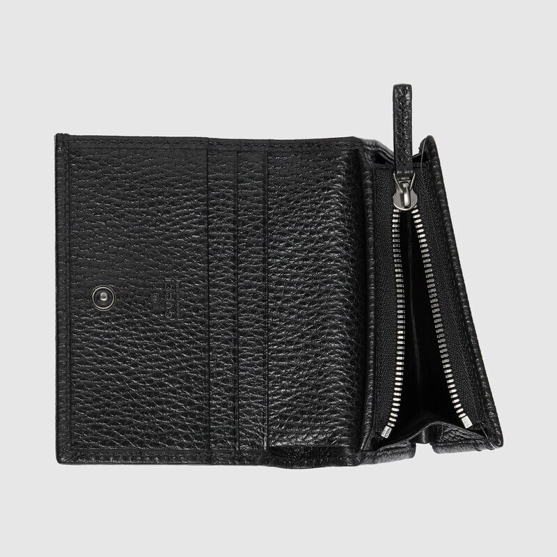 Gucci GG Marmont Card Case Wallet 456126 Black